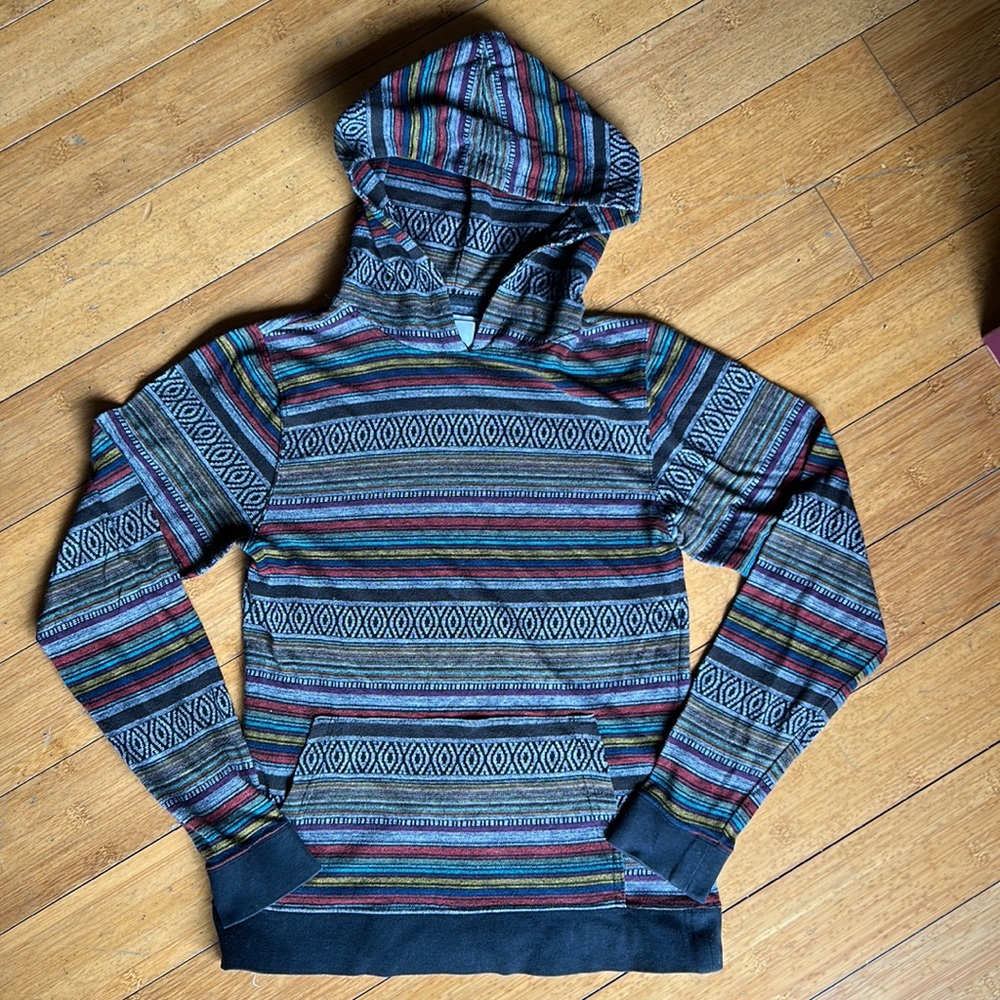Hooded Long Sleeve Shirt - Boys Medium